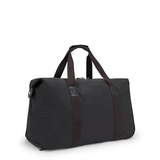 Kipling Art on Wheels Rolling Tote Tassen Zwart | BE 1778FD